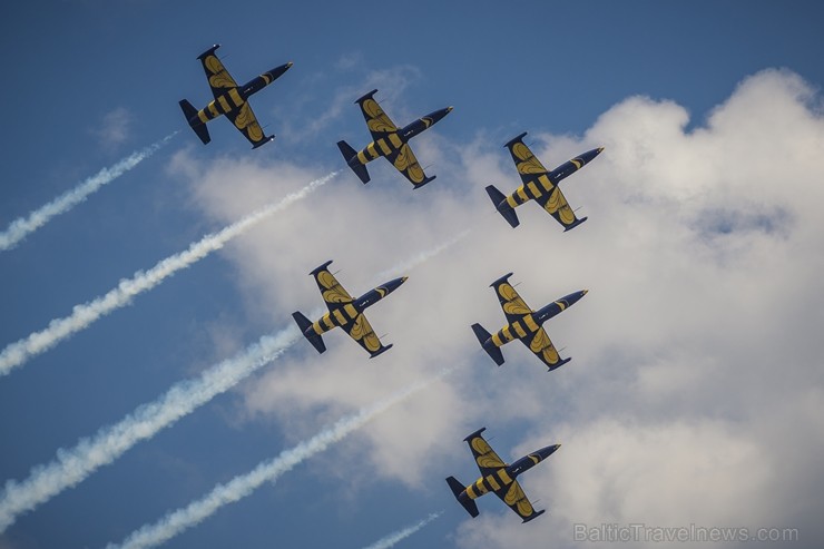 Aviācijas bāzē Lielvārdē 8.06.2019. norisinājās aviācijas paraugdemonstrējumi, kas veltīti Gaisa spēku simtgadei 256494