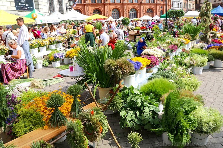 Rīgas Doma laukumā rīdzinieki un pilsētas viesi izbauda  «Zāļu tirgus» burvestību 257435