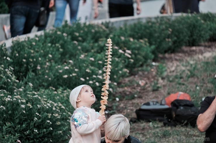 Jau vairākus gadus līgotāji, kuriem tuvāka ir tradicionālā Jāņu svinēšana, pulcējas Rīgas augstākajā kalnā – Dzegužkalnā 257483