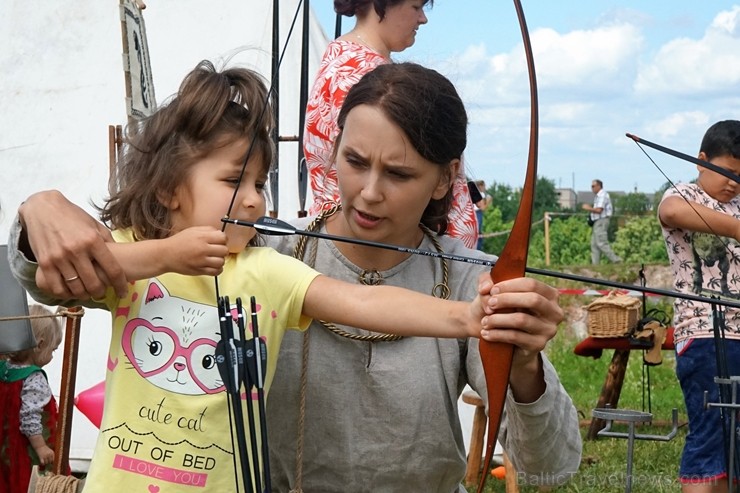 Ludzas pilskalnā notika kultūrvēstures festivāls 