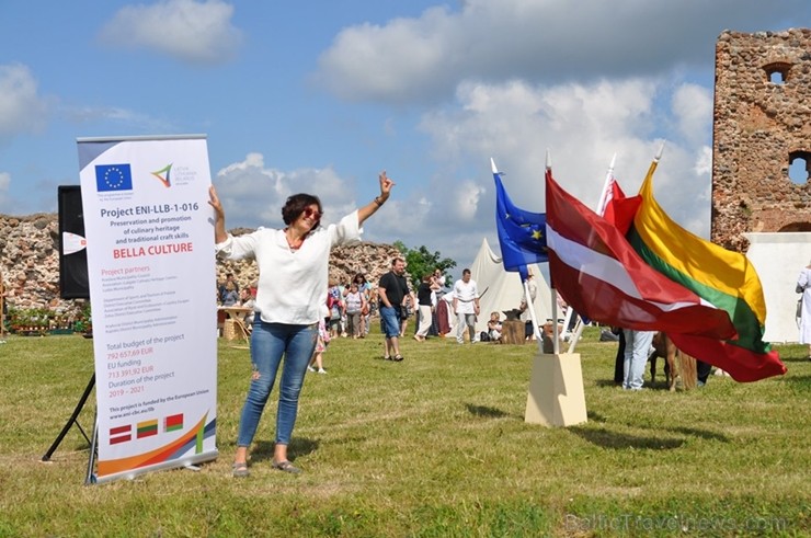 Ludzas pilskalnā notika kultūrvēstures festivāls 