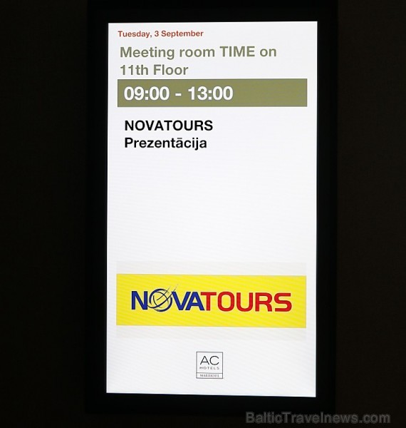 Tūroperators «Novatours» 03.09.2019 viesnīcā «AC Hotel by Marriott Riga» prezentē vasaras 2020 ceļojumus 264123