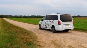 Travelnews.lv apceļo Latviju ar jauno biznesa klases mikroautobusu «Mercedes-Benz V-Klase» 50