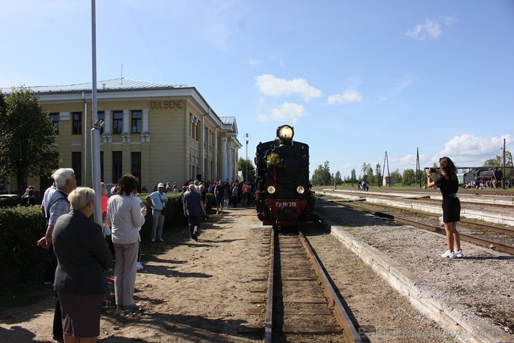 Gulbenē ar daudzveidīgu programmu svin Bānīša svētkus - vienīgā regulāri kursējošā šaursliežu dzelzceļa vilciena 116.dzimšanas dienu 265127