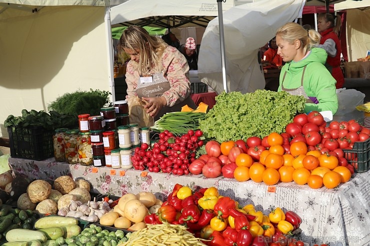 Rīgas Doma laukumā Miķeltirgus piesaista lielu apmeklētāju un pilsētas viesu skaitu 266729