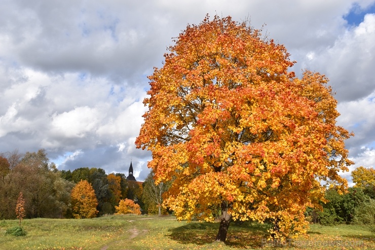 Ceļotājus Valmierā sagaida krāšņs rudens, kas ik dienu arvien vairāk rotā pilsētu 267555