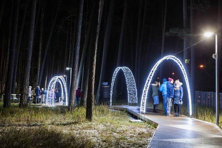Jau trešo gadu Jūrmalā, Dzintaru mežaparkā, iemirdzējušās gaismas skulptūras un dekori, veidoti no tūkstošiem LED lampiņu virtenēm 272650