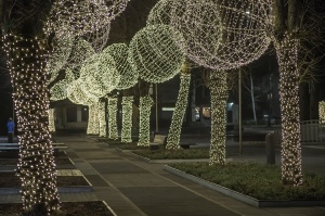 Ogres pilsēta Ziemassvētku gaidīšanas laikā ir mirdzošu lampiņu ieskauta 13
