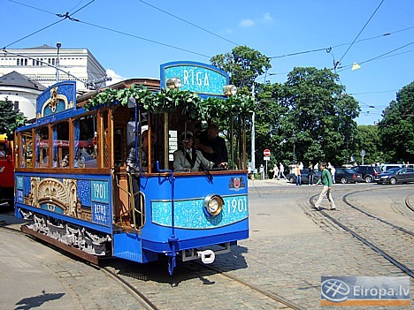 Tramvajs kursēs no otrdienas līdz svētdienai divas reizes stundā 14828