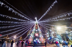 Ziemassvētku egle Daugavpilī 2