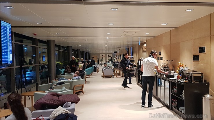 Travelnews.lv ar «Turkish Airlines» biznesa klases biļeti iepazīst «Primeclass Business Lounge» lidostā «Rīga» Foto: Samsung 274912