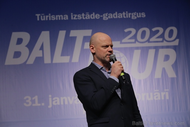 Sveicam «GADA CILVĒKS TŪRISMĀ 2019» laureātus tūrisma izstādē «Balttour 2020». Foto: Rojs Maizītis 275795