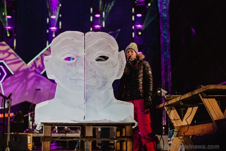 Starptautiskais Ledus skulptūru festivāls Jelgavā pārsteidz ar supervaroņiem 276841