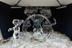 Starptautiskais Ledus skulptūru festivāls Jelgavā pārsteidz ar supervaroņiem 11