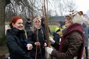 Turaidas muzejrezervātā lustīgi svin latviešu gadskārtu svētkus – Meteņus, iezīmējot zemnieku jaunā gada sākumu un simboliski metot gadskārtu metus uz 29