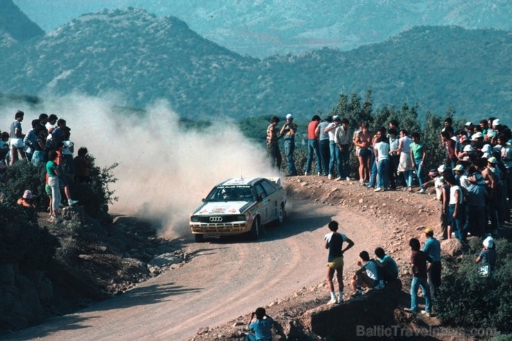 Leģendārā Audi pilnpiedziņas sistēma quattro šogad svin 40 gadu kopš tās prezentācijas Audi quattro modelī 1980. gadā 280111