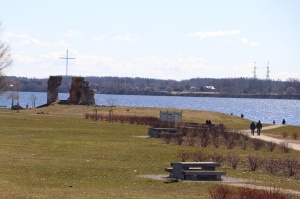 Salaspils pludmale, Rīgas HES ūdenskrātuve un aizsargdambis. 
Foto: Laura Siliņa 6