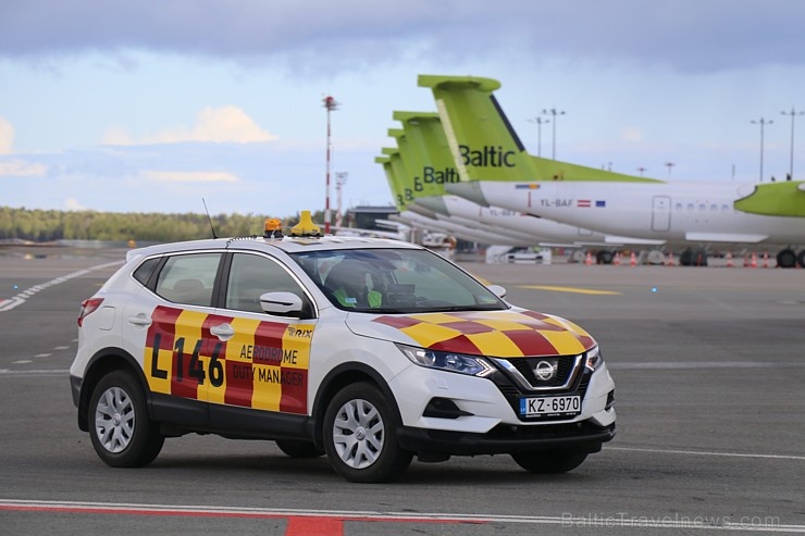 Starptautiskajā lidostā «Rīga» nolaižas īpaša «DHL» pateicības lidmašīna «Boeing 757F» 283181