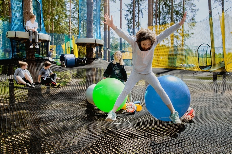 LVM dabas parkā Tērvetē atvērts Tarzāna parks un tīklu parks 283321