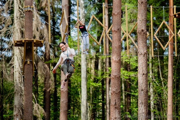 LVM dabas parkā Tērvetē atvērts Tarzāna parks un tīklu parks 283338