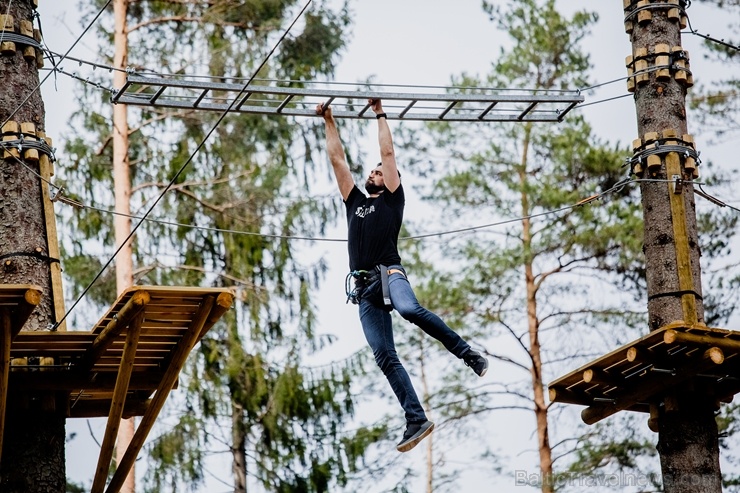 LVM dabas parkā Tērvetē atvērts Tarzāna parks un tīklu parks 283345