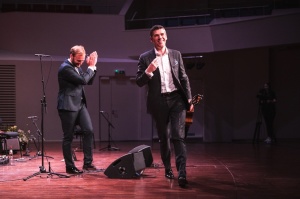 Liepājas koncertzāli «Lielais dzintars» skan Imanta Kalniņa dzimšanas dienai veltīts koncerts 30