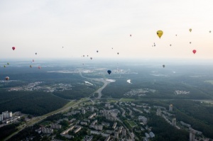 Viļņa ir viena retajā galvaspilsētām Eiropā, kas veic gaisa balonu lidojumus virs pilsētas 1
