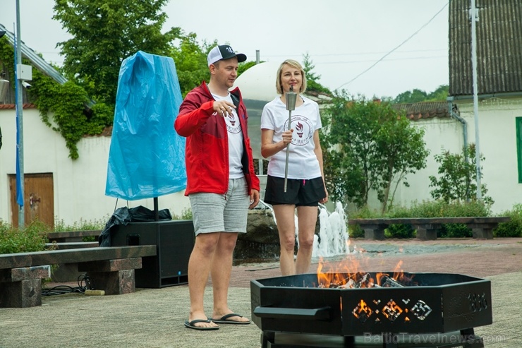 Krāslavā uzsākts Gaismas ceļš, kas vīsies pa Latvijas (pie)robežu - izgaismojot Latviju un veidojot Gaismas un mīlestības ceļu 284413