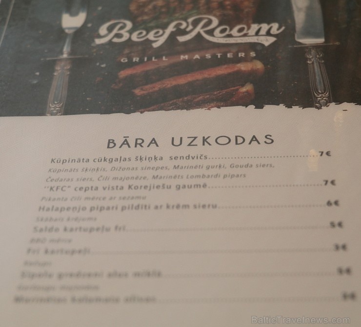 Travelnews.lv izbauda Vecrīgas viesnīcas restorāna «Beef Room» ēdienkartes piedāvājumu 285965