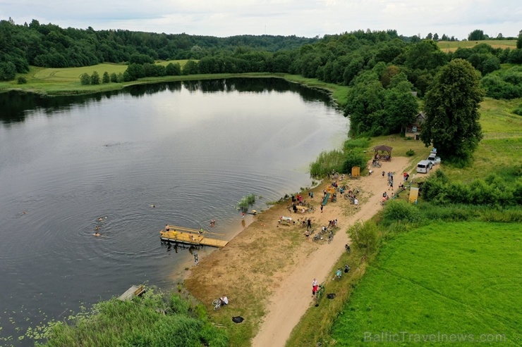 Velobraucējiem Krāslavā atklāts jauns pierobežas velomaršruts «Krāslava – Piedruja» 286802