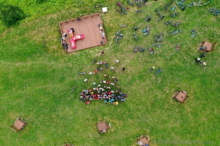 Velobraucējiem Krāslavā atklāts jauns pierobežas velomaršruts «Krāslava – Piedruja» 286804