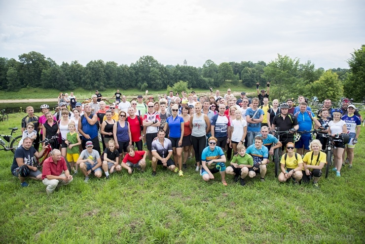 Velobraucējiem Krāslavā atklāts jauns pierobežas velomaršruts «Krāslava – Piedruja» 286806