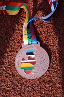Indra Mackeviča Latvijas izlases sastāvā izcīna Baltijas vieglatlētikas U16 čempionātā 3.vietu 800 metru skrējienā 17