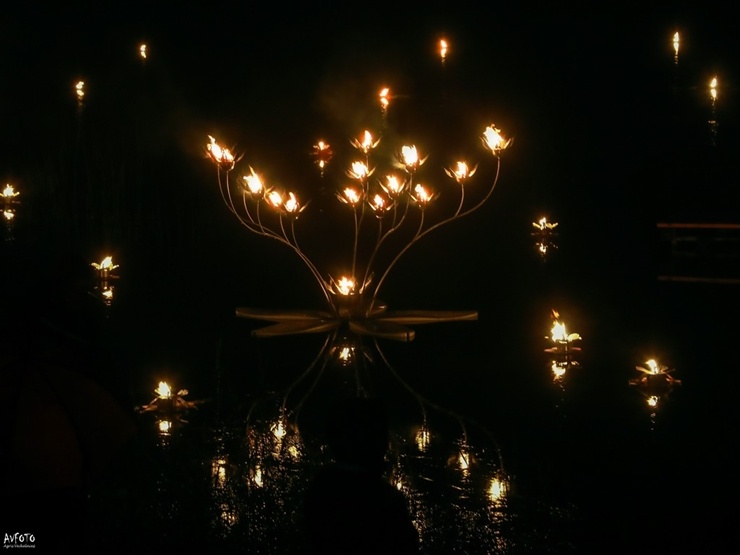 Madonas novada Biksērē piedzīvo iespaidīgu uguns-metāla-ledus skulptūru šovu 290109