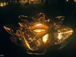 Madonas novada Biksērē piedzīvo iespaidīgu uguns-metāla-ledus skulptūru šovu 3