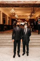 Rīgā Francijas prezidents Emanuels Makrons ar kundzi Brižitu Makronu izvēlas «Grand Hotel Kempinski Riga» Foto: Aksels Zirnis 2