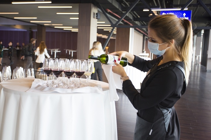 Rīgā 8.10.2020 oficiāli atklāj Baltijā lielāko konferenču centru «ATTA centre». Foto: Aļona Sauskāja 292289