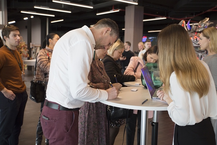 Rīgā 8.10.2020 oficiāli atklāj Baltijā lielāko konferenču centru «ATTA centre». Foto: Aļona Sauskāja 292291