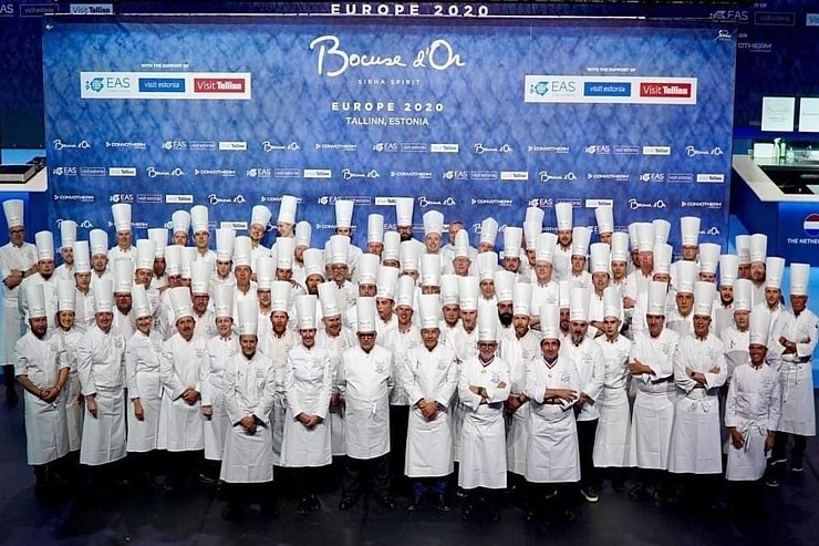 Latvijas pavāra Dināra Zvidriņa dalība Tallinas pavāru konkursā «Bocuse dor Europe 2020». Foto: bocusedor.com 292866