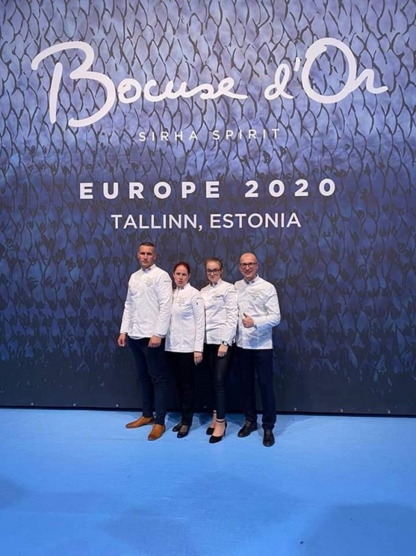 Latvijas pavāra Dināra Zvidriņa dalība Tallinas pavāru konkursā «Bocuse dor Europe 2020». Foto: bocusedor.com 292867
