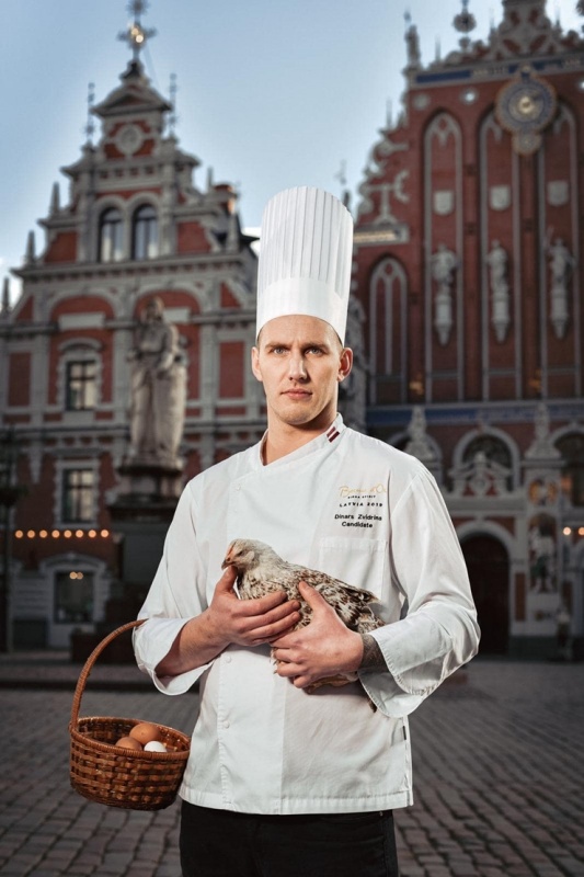 Latvijas pavāra Dināra Zvidriņa dalība Tallinas pavāru konkursā «Bocuse dor Europe 2020». Foto: bocusedor.com 292868