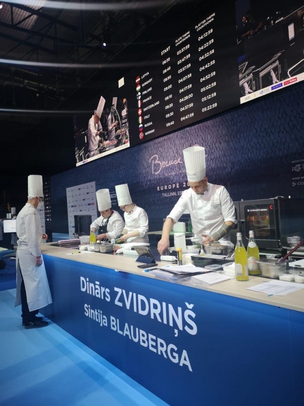 Latvijas pavāra Dināra Zvidriņa dalība Tallinas pavāru konkursā «Bocuse dor Europe 2020». Foto: bocusedor.com 292874