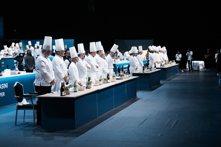 Latvijas pavāra Dināra Zvidriņa dalība Tallinas pavāru konkursā «Bocuse dor Europe 2020». Foto: bocusedor.com 292915