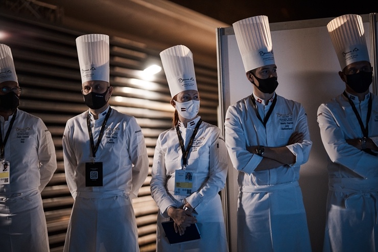 Latvijas pavāra Dināra Zvidriņa dalība Tallinas pavāru konkursā «Bocuse dor Europe 2020». Foto: bocusedor.com 292916