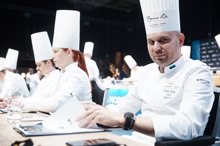 Latvijas pavāra Dināra Zvidriņa dalība Tallinas pavāru konkursā «Bocuse dor Europe 2020». Foto: bocusedor.com 292929