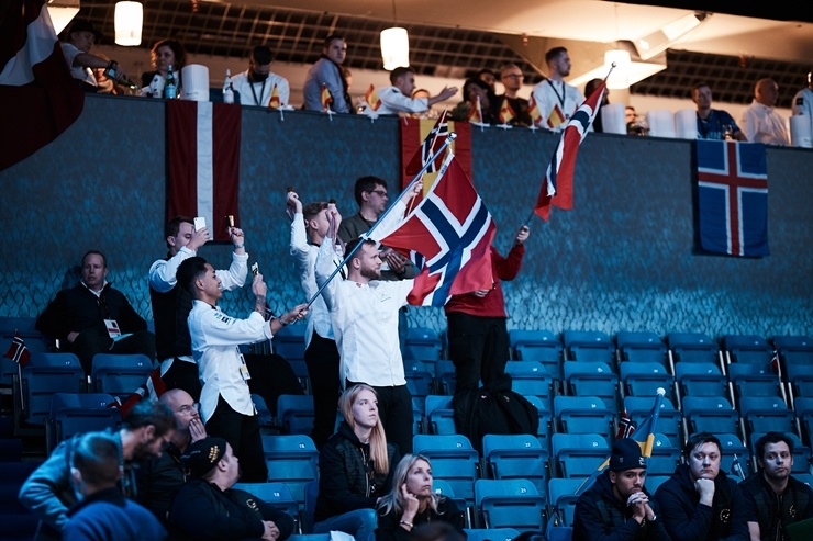 Latvijas pavāra Dināra Zvidriņa dalība Tallinas pavāru konkursā «Bocuse dor Europe 2020». Foto: bocusedor.com 292936