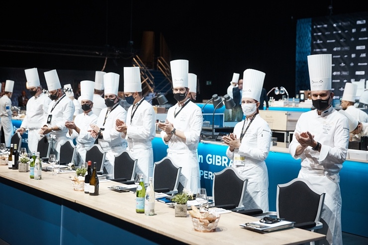 Latvijas pavāra Dināra Zvidriņa dalība Tallinas pavāru konkursā «Bocuse dor Europe 2020». Foto: bocusedor.com 292937