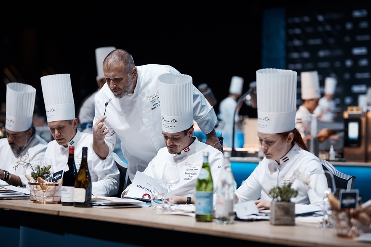 Latvijas pavāra Dināra Zvidriņa dalība Tallinas pavāru konkursā «Bocuse dor Europe 2020». Foto: bocusedor.com 292938