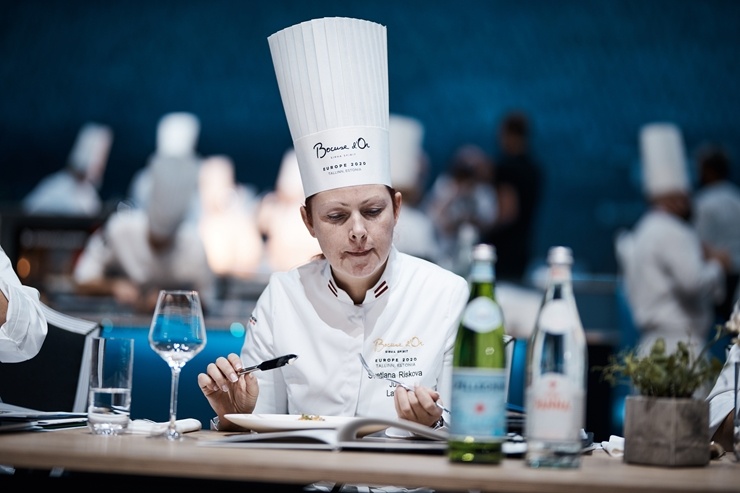 Latvijas pavāra Dināra Zvidriņa dalība Tallinas pavāru konkursā «Bocuse dor Europe 2020». Foto: bocusedor.com 292939