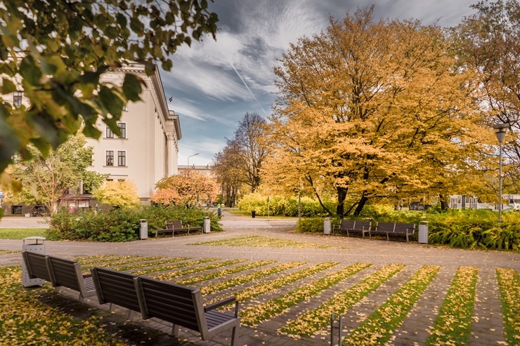 Vēju pilsēta Liepāja  ietērpjas rudens krāsās. Foto: Kārlis Volkovskis 293670